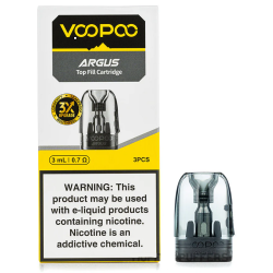 New VooPoo Argus G2 cartridge 0.4 and 0.7 with 3ml capacity