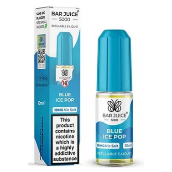 Bar Juice 5000 Nic Salt Blue Ice Pop 20mg 50VG/50PG 10ml E Liquid Ireland
