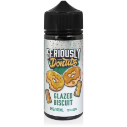 Glazed Biscuit 100ml Shortfill E Liquid by Seriously Donuts